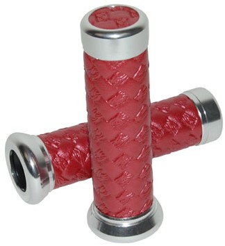 handvatset vespa primavera/sprint/lx/vespa kleur : rood (met motief)