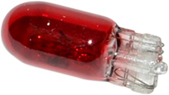 Lamp 12volt Rood Wedge T10 Achterlicht Piaggio Zip 2000 / Peugeot Viva City Bouwjaar Na 2008 P.stuk