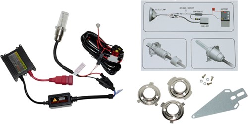 xenon scooter kit 6000k wit 12volt 25watt voor scooter A.C