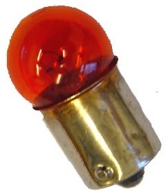 Lamp 12volt 23w (Oranje) Knipperlicht motorfiets 12volt 21w (klein glas)