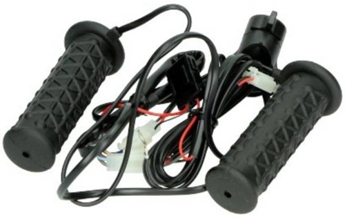 Handvat Set + Verwarming 12Volt Model Dytona Universeel Scooter / Motorscooter