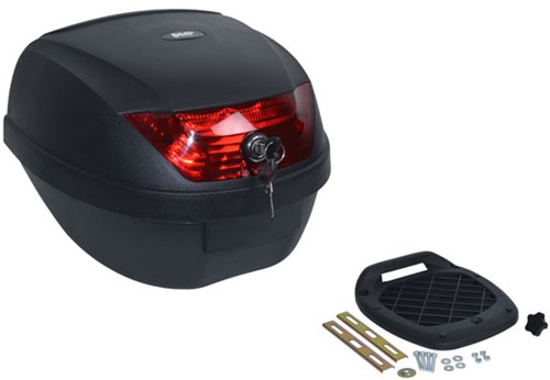 topkoffer scooter 28L - afneembare slede zwart 38.5 x 38.5 x 29.0cm
