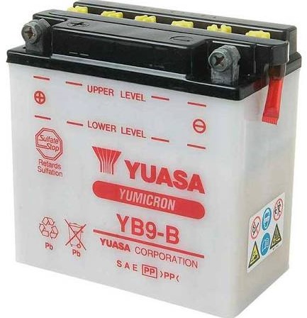 Accu Yuasa YB9-B 12volt 9Ah 138 x 77 x 141mm zuur accu-2
