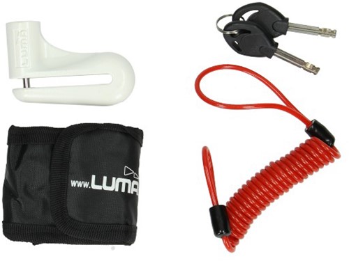 Schijfremslot 5mm Pen (Luma) Scooter + Tasje En Koord (5mm pen)