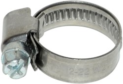 slangenklem maat 12-20mm RVS (per stuk)
