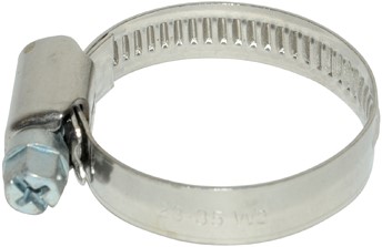 slangenklem maat 30-45mm RVS (per stuk)