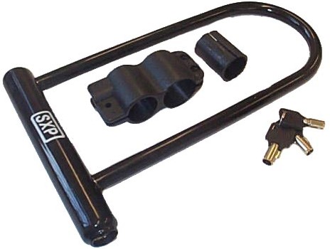 beugelslot bromfiets breed 180 x 320 mm - inclusief houder op=op