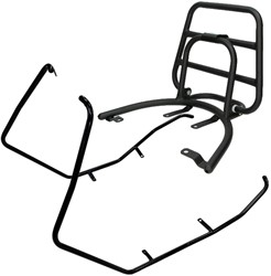 Package Deal Python Valbeugelset + Achterdrager Piaggio Zip 2000 [Glans Zwart]