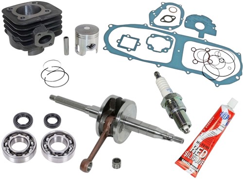 Motorblok Revisieset voor Yamaha Neos / Yamaha Why / Beta Ark / Malaguti F12 / Malaguti F15 / Yamaha Jog / Aprillia Rally / Aprillia Sr A.C / Scarabeo 50 / Axis / Neos 2008 2t 