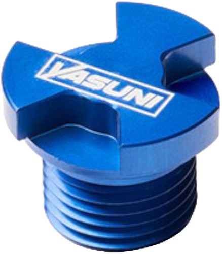Olievuldop CNC Yasuni Blauw Aprilia RX 50 / Aprilia SX 50 / Derbi GPR 50 / Derbi Senda DRD 50 / Derbi Senda 50 X-Treme / Derbi Senda 50 SM DRD Racing / Gilera GSM 50 / Gilera SMT 50 / Gilera Zulu 50
