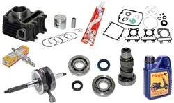 Motorblok Revisiet voor Aprilia 4T / Derbi 4T / Piaggio 4T / Vespa 4T / Malaguti 4T (2v Motoren) - 2 kleine lagers