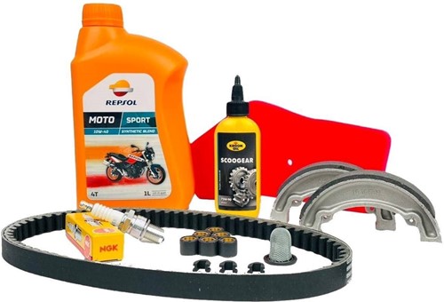 Onderhoudspakket groot voor Aprilia SR 50 Street H2O - Euro4 - 2018 - 2019