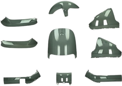 Kappenset voor Segway E110 / Segway E125 - Nardo Grijs - 9 Delig