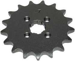 Voortandwiel 17T Honda Mb 5 / Honda Mt 5 / Honda Mtx / Honda Mbx / Honda Nsr 50 / Derbi Gpr / Derbi Senda - 17 Tands