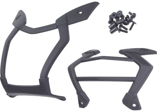 Beschermset Koplamp & Achterlicht Voor Peugeot Kisbee Zwart - a07019
