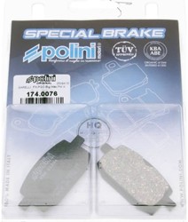 Remblokset Polini voor AGM / Yamaha / PGO / Baotian 174.0076