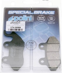Remblokset Polini voor SYM / Peugeot / PGO 174.0099