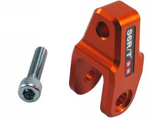 Schokbreker Verlenger Stage6 Oranje AGM 4t / Retro scooter / Beta Ark / Yahama Slider / Peugeot Speedfight 1 / 2 / Peugeot Viva City / Peugeot Elyseo / Cpi Oliver / Keeway / Kymco DJ 50 / Yamaha Neos