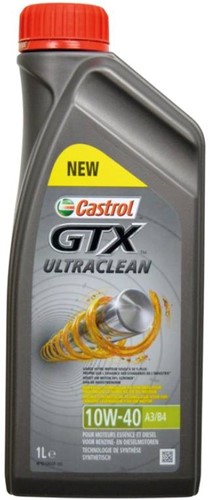Motorolie Castrol GTX Ultraclean 10W-40 (1L)
