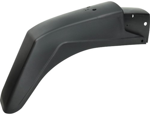 Achterspatbord voor Zundapp KS 50  / KS 80 - Model 529 - 530 - Zwart 