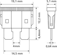 Insteek zekering Set 10 Stuks V.a 5A T/m 30A-3