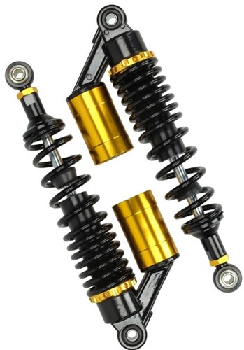 Schokbreker Set + Gastank 320mm Tomos A35 / Tomos A3 / Puch Maxi / Vespa Citta / Zundapp