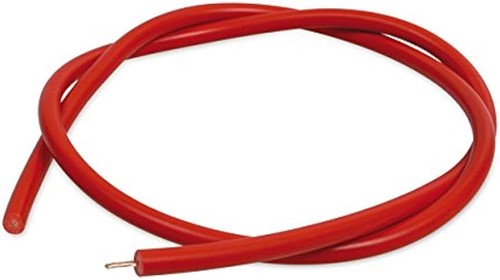 Bougiekabel (Dikte 5mm 1 Meter) Rood Scooter / Brommer