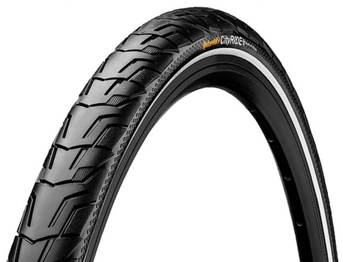 Fiets Buitenband Continental Ride City Puncture ProTection 28 x 1.60" / 42-622 Zwart Met Reflectie