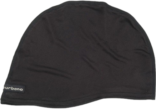 Hoofdkapje Zwart Helmmuts 100% Zijden tu655 - Voor in je Helm
