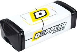 Stuurpad Doppler Fatbar Wit / Geel - Voor 28mm sturen - Zonder Middenbeugel