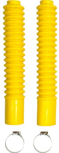 Voorvorkrubber / Voorvorkhoes Set Geel voor Honda MB / MT - 340mm