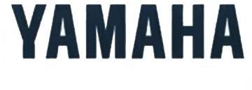 Sticker Yamaha Zwart Lengte 4cm