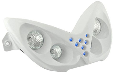 Koplamp Unit Wit Yamaha Aerox 50 / Mbk Nitro 50 V.a 1997 T/m 2012