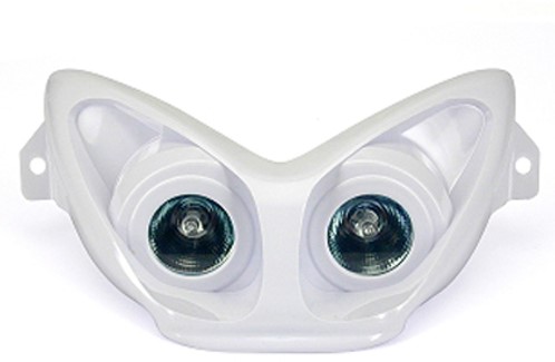 Koplamp Unit Wit (2x Halogeen) Yamaha Aerox 50 / Mbk Nitro 50 V.a 1997 T/m 2012