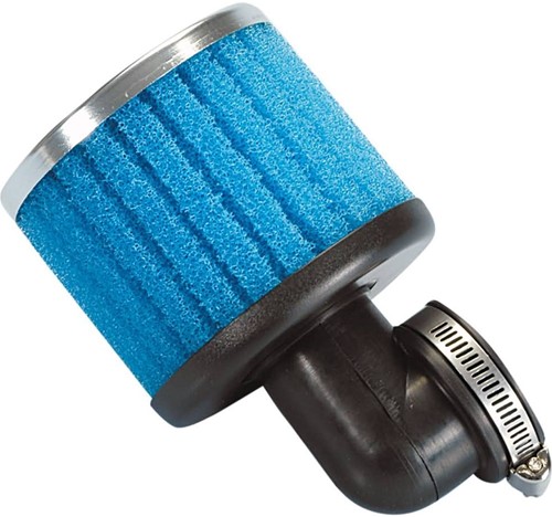 Powerfilter POLINI Special Blauw Schuin 90° Lang Ø38 PHBL 203.0056
