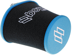 Powerfilter POLINI Big Evo Zwart / Blauw Recht Ø48 203.0150