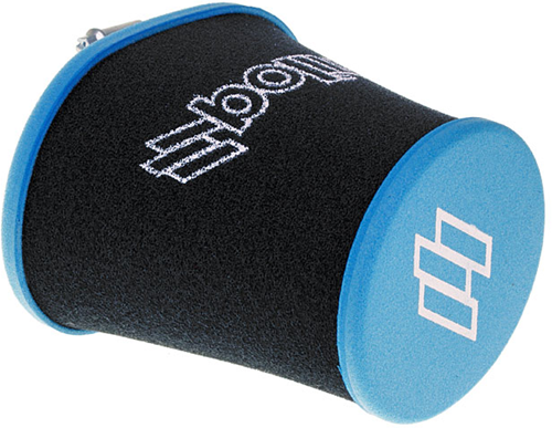 Powerfilter POLINI Big Evo Zwart / Blauw Recht Ø48 203.0150