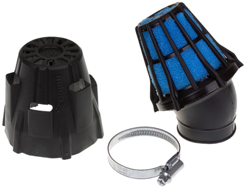 Powerfilter POLINI Air Box Zwart Schuin 30° Ø32 PHBG 203.0090