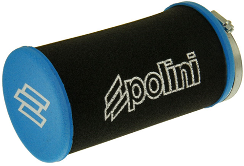 Powerfilter POLINI Big Evo Zwart/ Blauw Recht Ø60 CP 203.0164