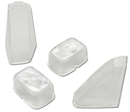 Knipperlichtglas Set (Helder) Yamaha Bws / Mbk Booster / Mbk Booster Spirit V.a 1990  T/m 1998