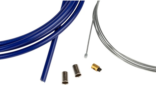 Gaskabel Set Donker Blauw 1.2mm x 2 Meter Universeel Bromfiets / Schakelbrommer