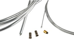 Gaskabel Set Chroom 1.2mm x 2 Meter Universeel Bromfiets / Schakelbrommer