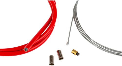 Gaskabel Set Rood 1.2mm x 2 Meter Universeel Bromfiets / Schakelbrommer