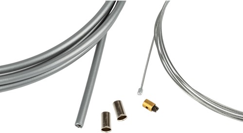 Gaskabel Set Grijs 1.2mm x 2 Meter Universeel Bromfiets / Schakelbrommer
