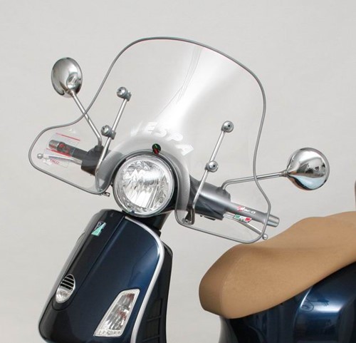 windscherm vespa gts 125cc / 200cc / 250cc / vespa gts 300 faco Hoogte 495mm midium