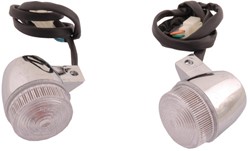 Knipperlicht Set voorkant Helder (Chroom) Fosti Grande Retro / Bella Grande Retro / Btc Grande Retro / Agm Grande Retro / Iva Grande Retro