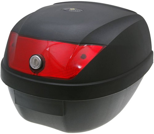 Topkoffer 101 Octane Universeel Scooter Rode Reflector 28L Afneembare Slede