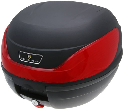 Topkoffer 101 Octane Universeel Scooter Witte Reflector 32L Afneembare Slede