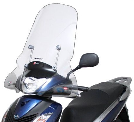 windscherm honda SHi v.a 2009 125cc Hoogte 710mm voor grote koplamp