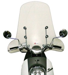 Windscherm (67cm) Hoog Kymco Sento 50cc Faco Originele Kwaliteit